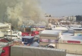 Автомастерская сгорела на ул.Зерновой